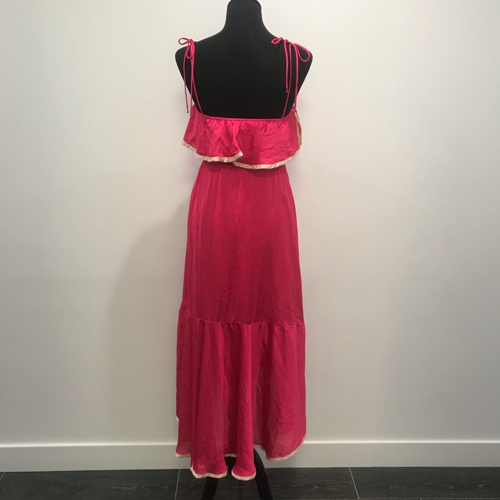 Arden B Pink Ruffled Dress - Picture 7 of 9